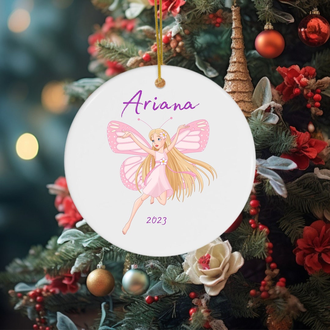 Glass Ornament Personalised Christmas Fairy main image 0