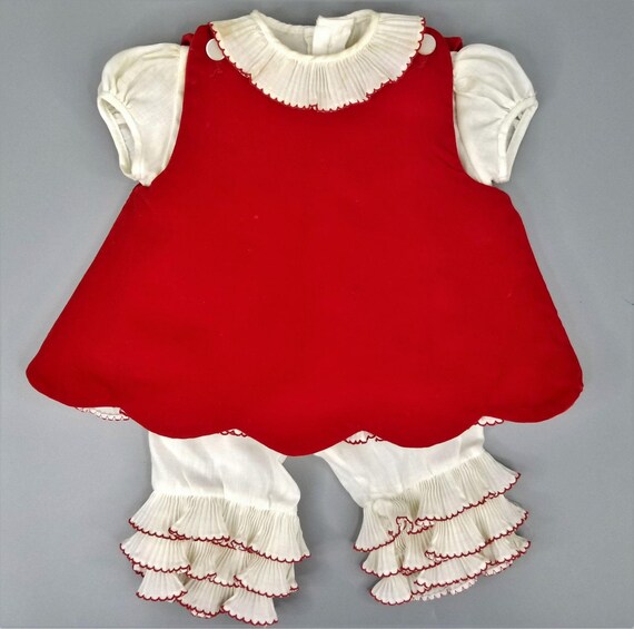 3 6 month red dress Heirloom Red Velvet 3-6 Months Dress
