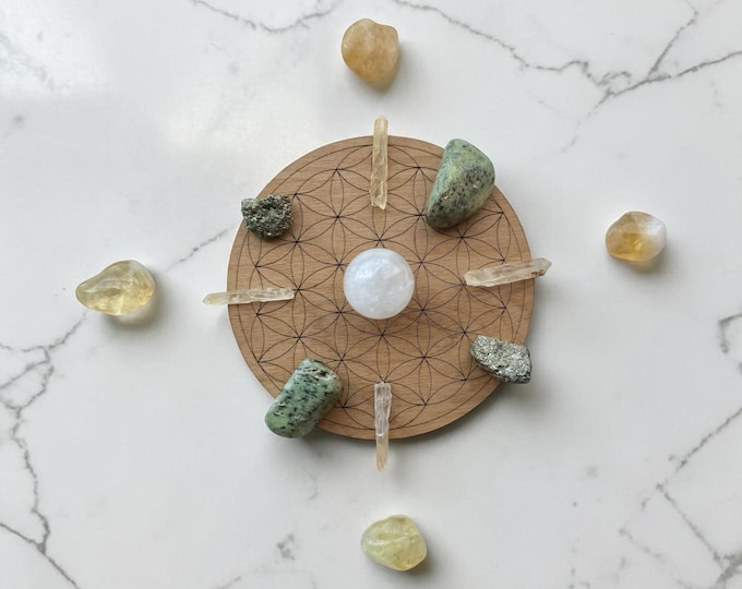 Manifestation Crystal Grid Kit