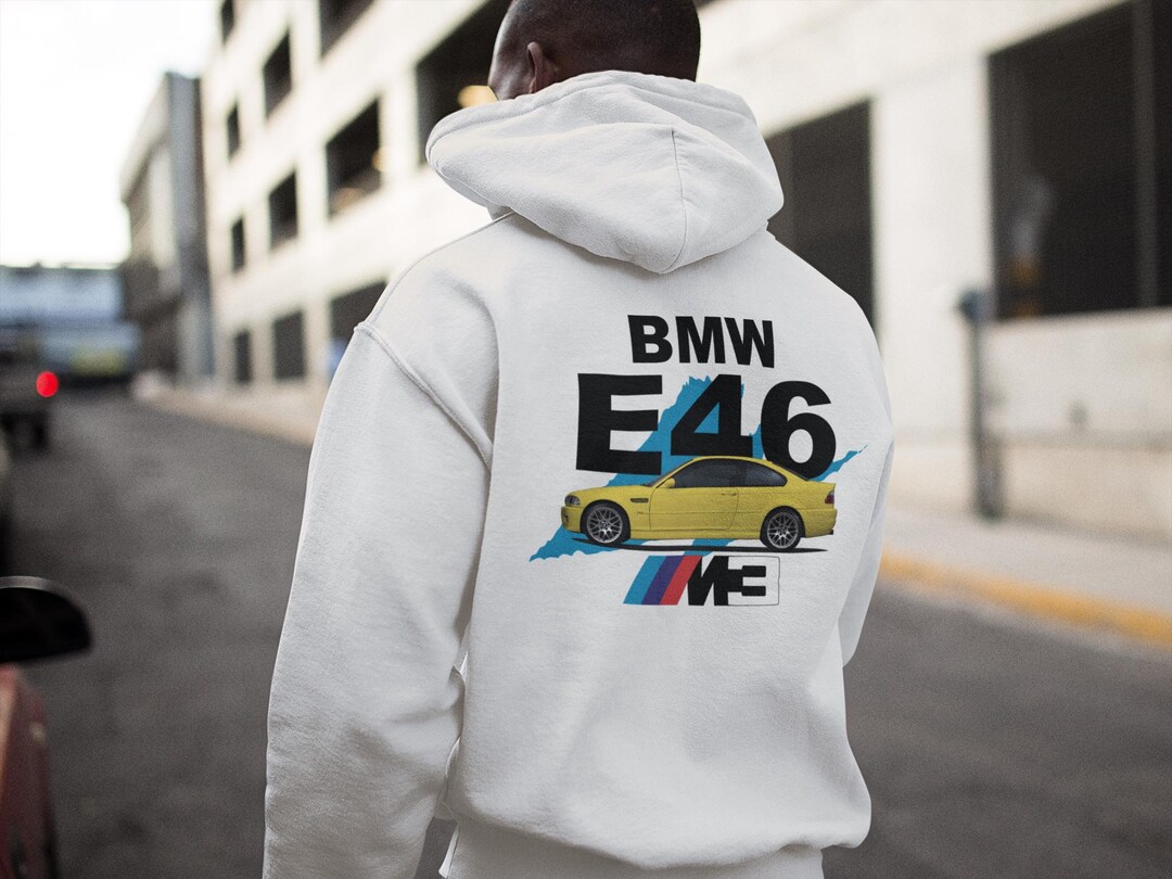 BMW E46 M3 Hoodie, BMW Motorsport Gifts, Birthday Gifts for Car Guys ...
