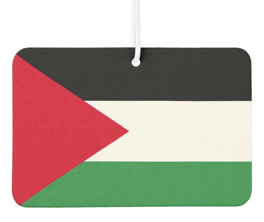 Palestine Flag Car Air Freshener PR Rican Flags Freshie Aromatherapy