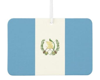 Guatemala Flag Car Air Freshener 2-Pack, Aromatherapy Freshie