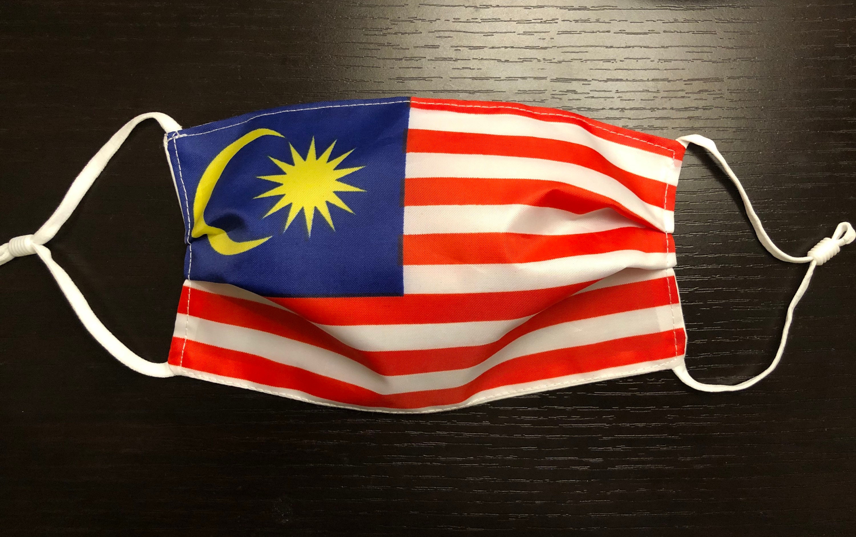 2 Pack Malaysia Flag Face Mask Washable Cotton Cloth Fabric Etsy