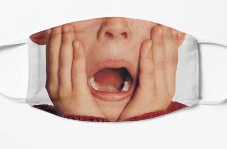 Home Alone Face Mask Washable Adjustable Filter Pocket image 0