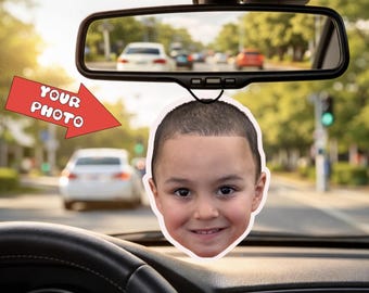 Custom Air Freshener Personalized Photo Face Funny Scented Car Gifts Portrait Family Dog Cat Pet Baby Gift Party Unique Valentine’s Day