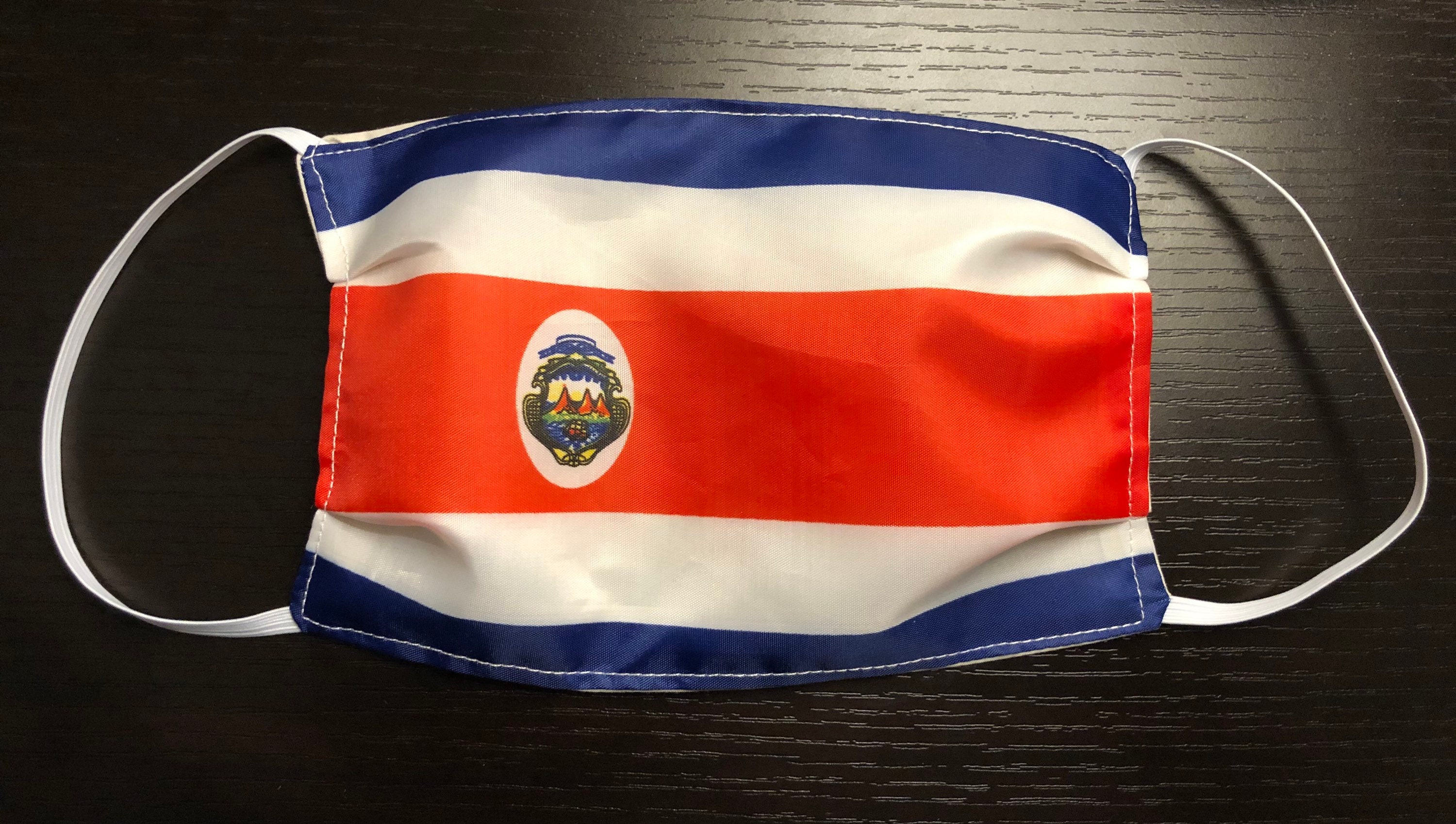 2 Pack Costa Rica Face Mask Washable Cotton Rican Flag Etsy
