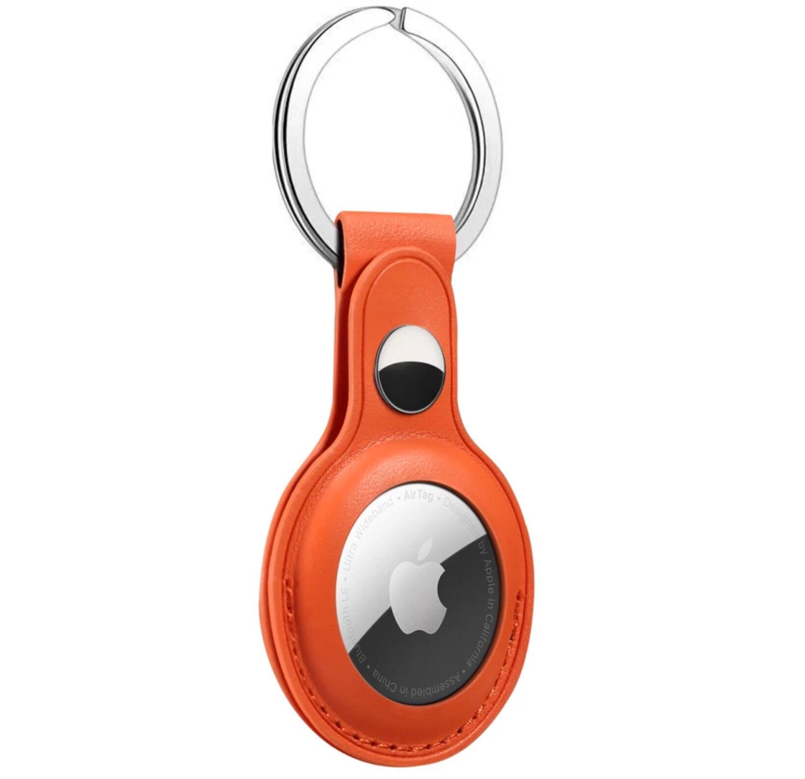 Premium Vegan Leather AirTag Keychain Case For Apple AirTag Etsy