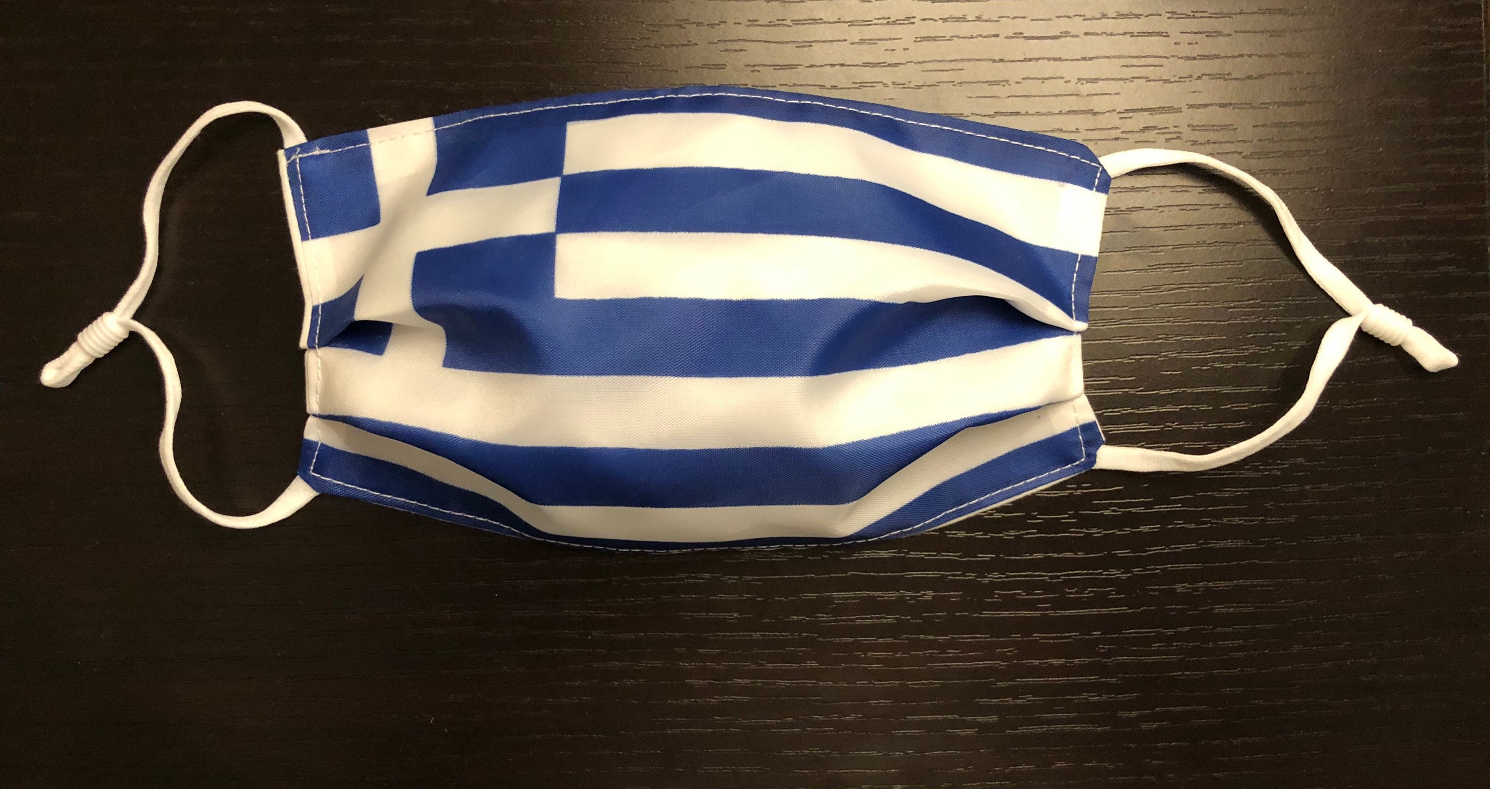2 Pack Greek Face Mask Greece Flag Washable Cotton Cloth Etsy