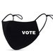 Vote Face Mask Washable Cotton Adjustable Straps Elastic 