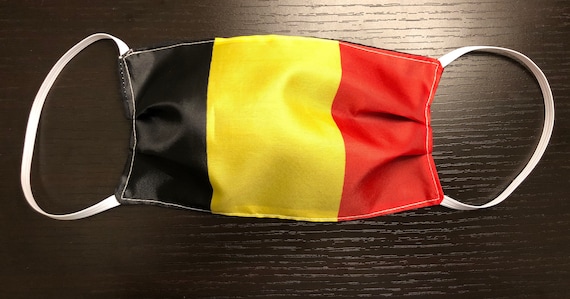 Belgium Flag Face Mask Belgium Flag Face Mask