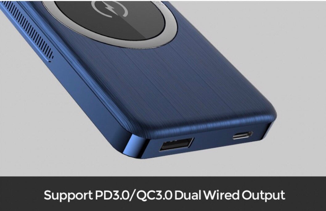 15W Wireless Power Bank For MagSafe iPhone 12 12 Mini Etsy