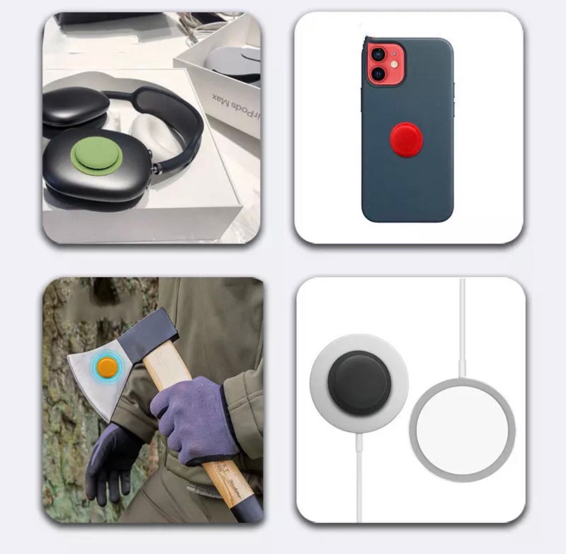 Apple AirTag Holder Case Sticky Adhesive For Device Tracking Etsy