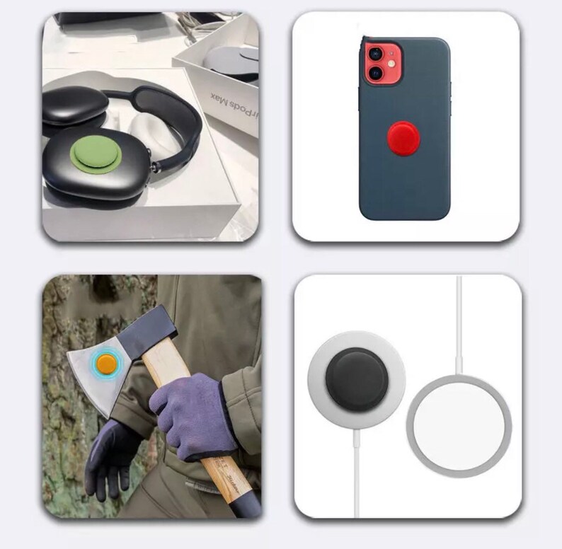 Apple AirTag Holder Case Sticky Adhesive For Device Tracking Etsy