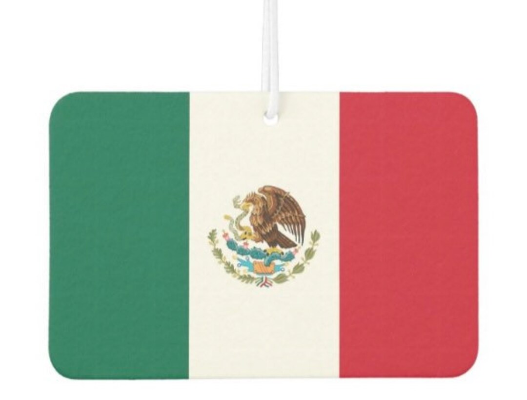 2 Pack Mexico Flag Car Air Freshener Flags Freshie Etsy