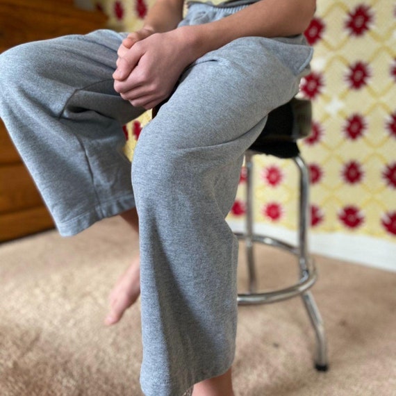 VINTAGE cropped sweat pants