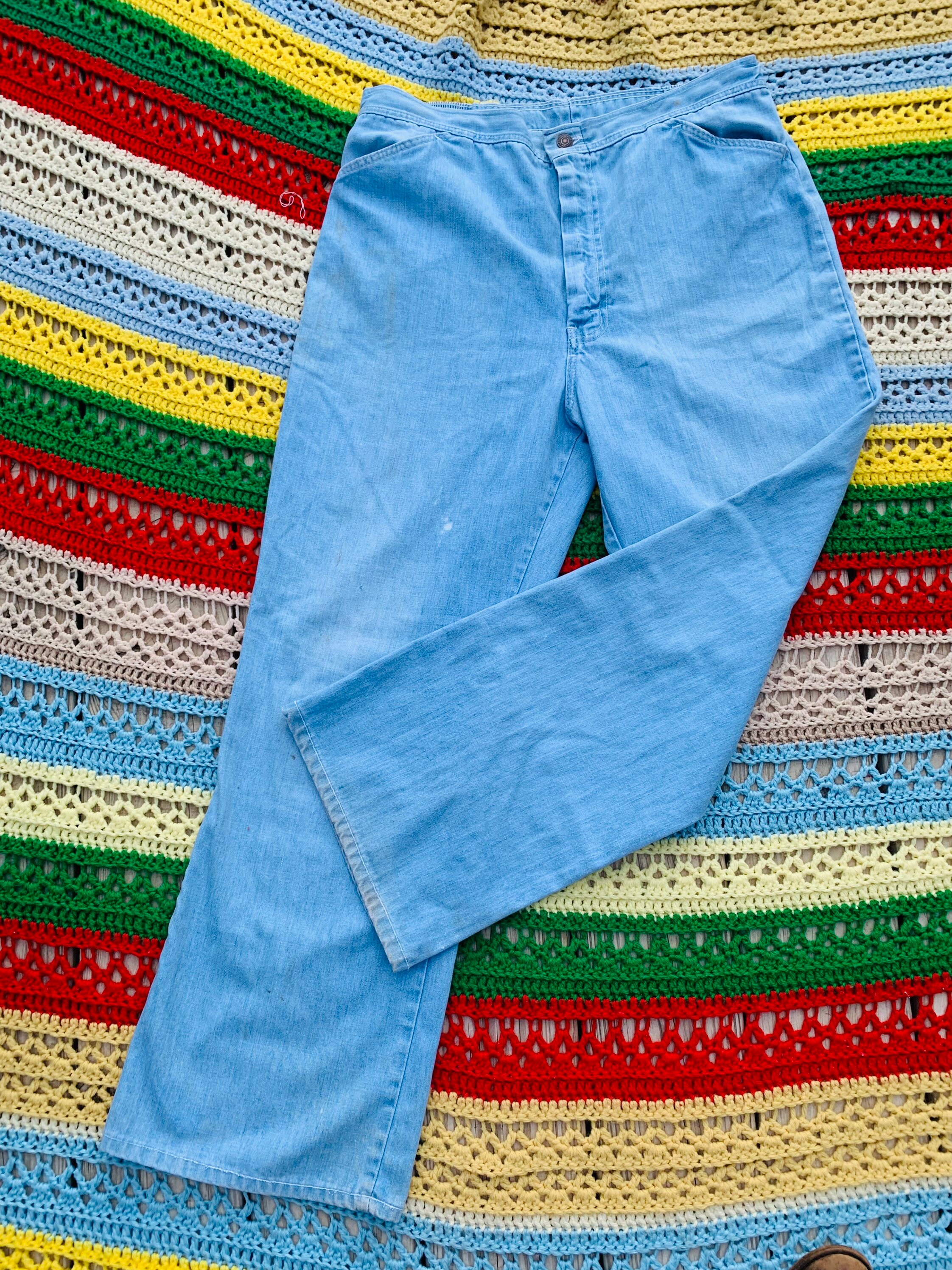 Vintage 1970s Mr. Leggs Brand Blue Denim Jeans. Vintage - Etsy Ireland