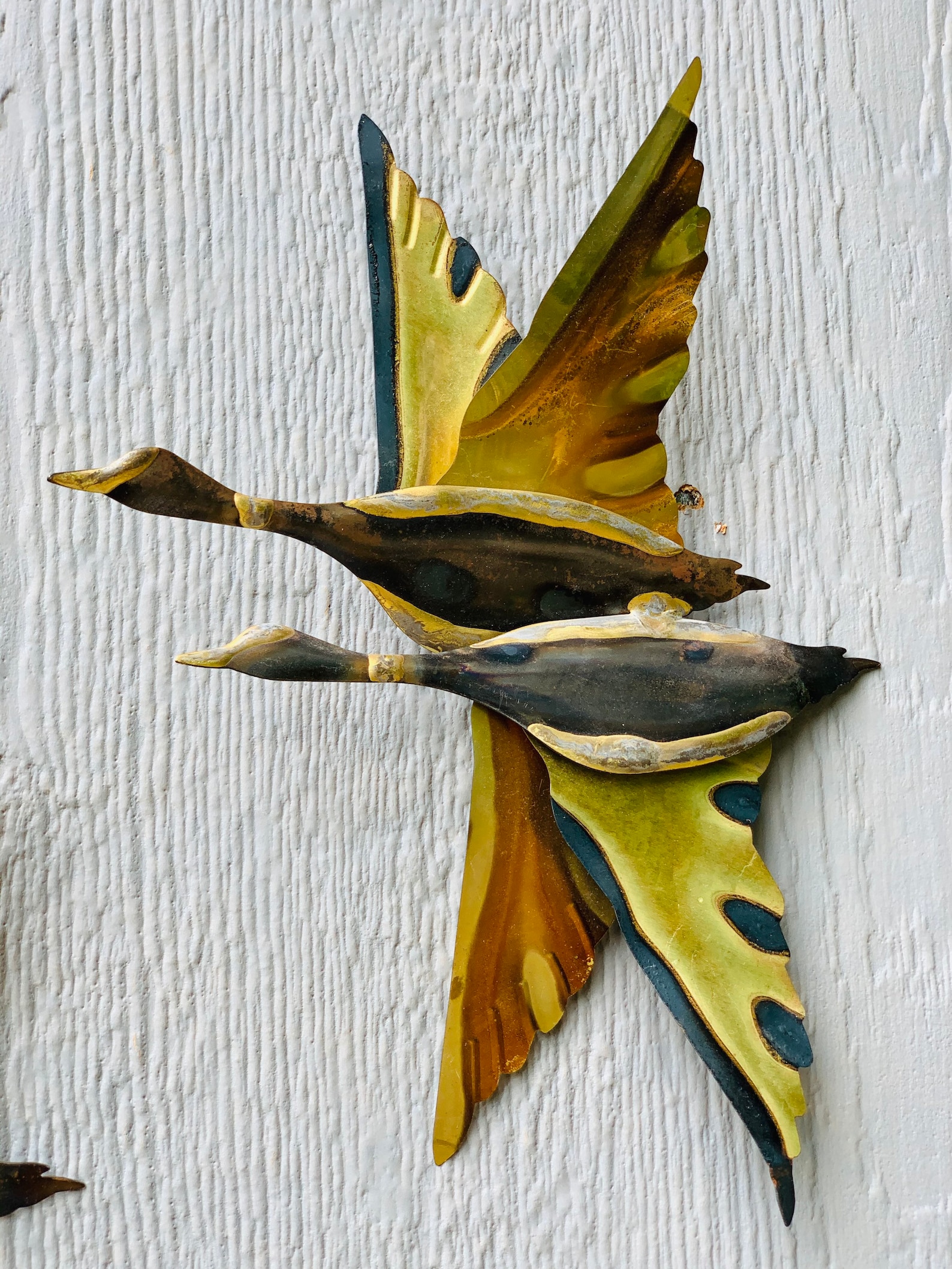 Vintage 1950s Metal Duck Wall Hanging Set. MidCentury. Etsy