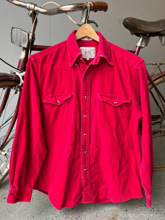 Vintage 1980’s John Ashford Sport Brand Red Colla… - image 2