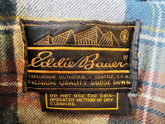 Vintage 1980’s/90’s Eddie Bauer Brand Blue Insula… - image 8