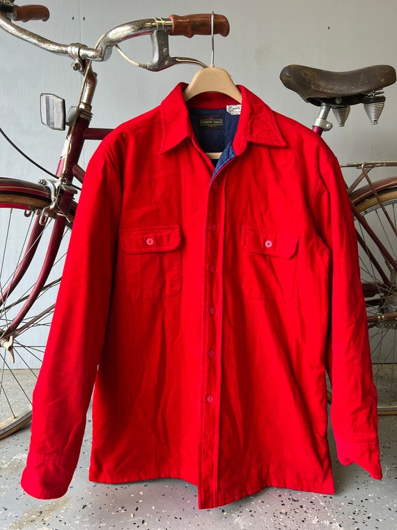 Vintage 1970s Red Sportswear by Country Touch Brand Insulated