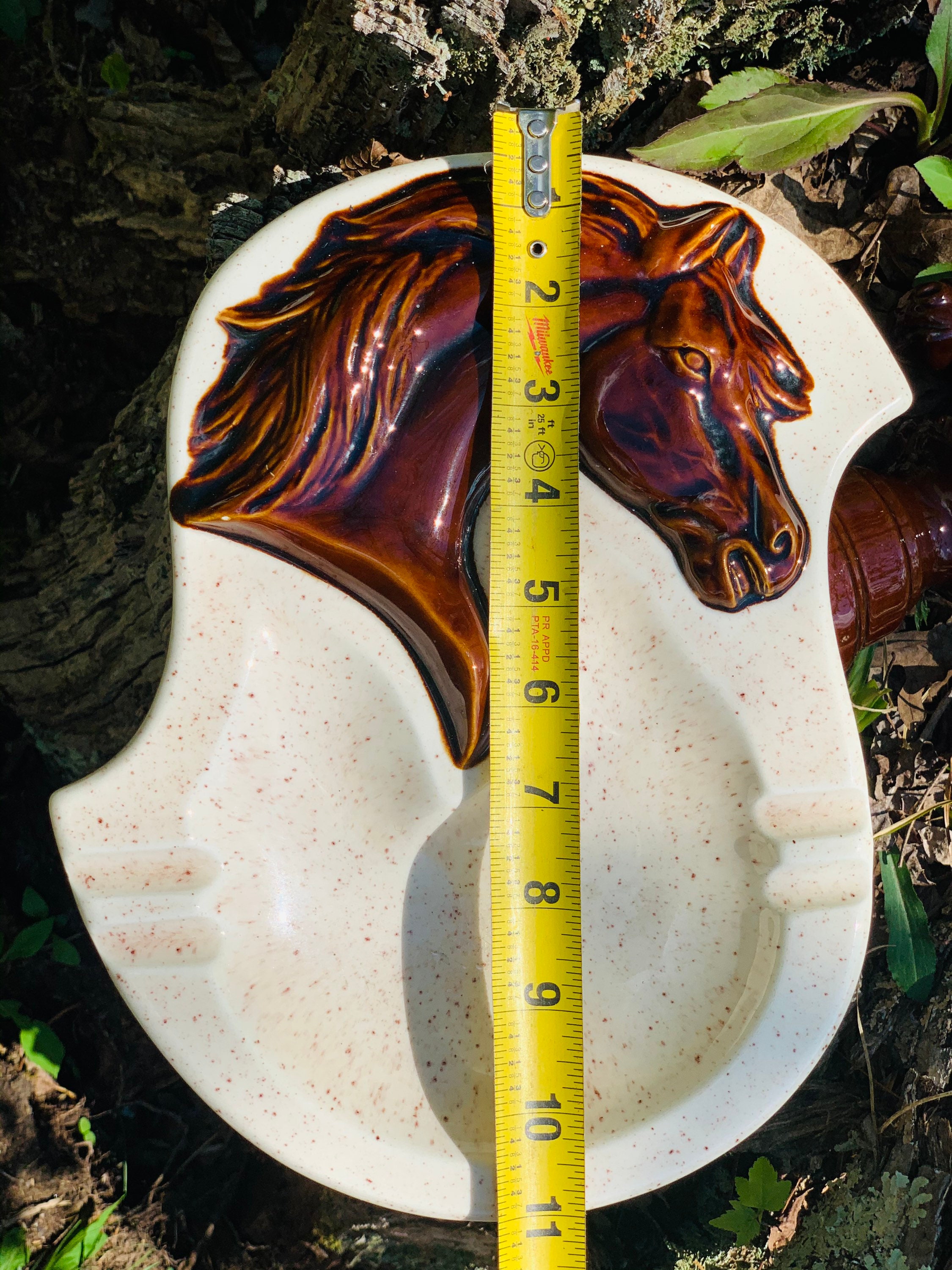 Vintage 1960s/70s Ceramic Horse Ashtray & Horse Lighter Set. Etsy