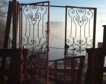 Gate and Fog, photo, limited edition print, 11/25, dated 2022, marked 20% off