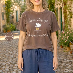 Mahjong Cruise Shirt, Comfort Colors Mahj at Sea, Coastal Girls Trip Vacation Tee, Travel Group Gift for Mom, Wife, Grandma or Friend image 6