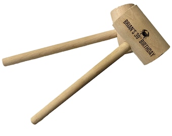 100 Personalized Crab Mallets - Perfect for Parties! Wonderful for Weddings! - Free shipping!