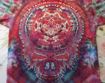 Hand made tie shirt XL grateful alien psychedelic dead mandala mushroom