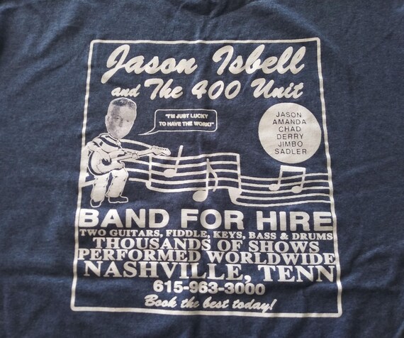 Jason Isbell and the 400 unit shirt XL NOT VINTAGE