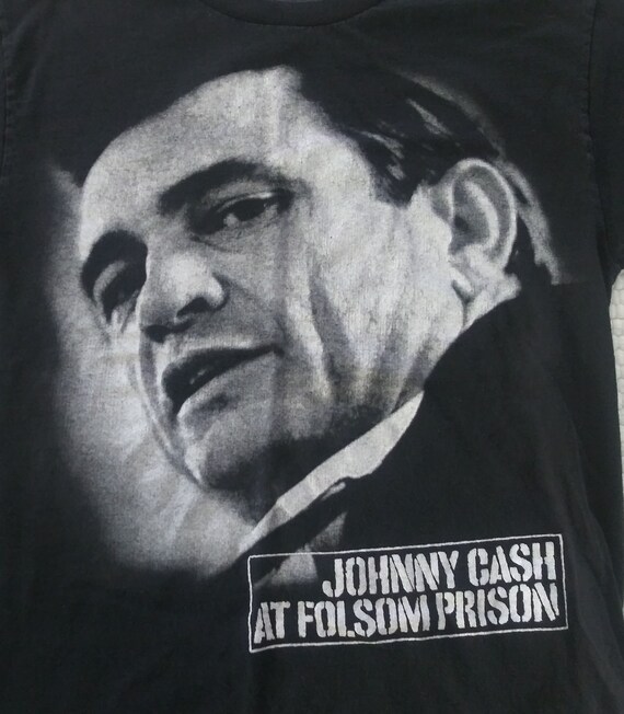 Johnny Cash live at folsom prison shirt medium