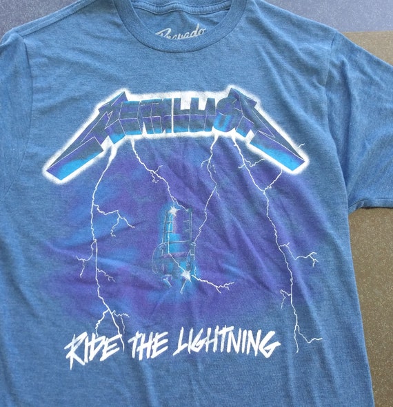 Metallica Ride the lightning shirt small