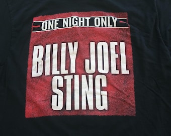 Billy Joel Sting shirt Large one night only Ramond James Stadium Tampa Florida 2/24/24 NOT VINTAGE