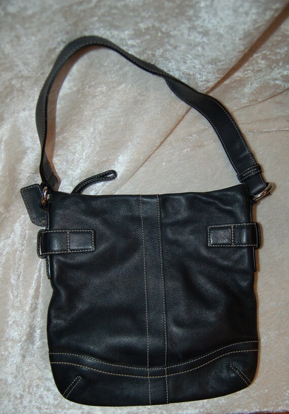 バッグ coach Soho leather shoulder black rare s-l400.jpg