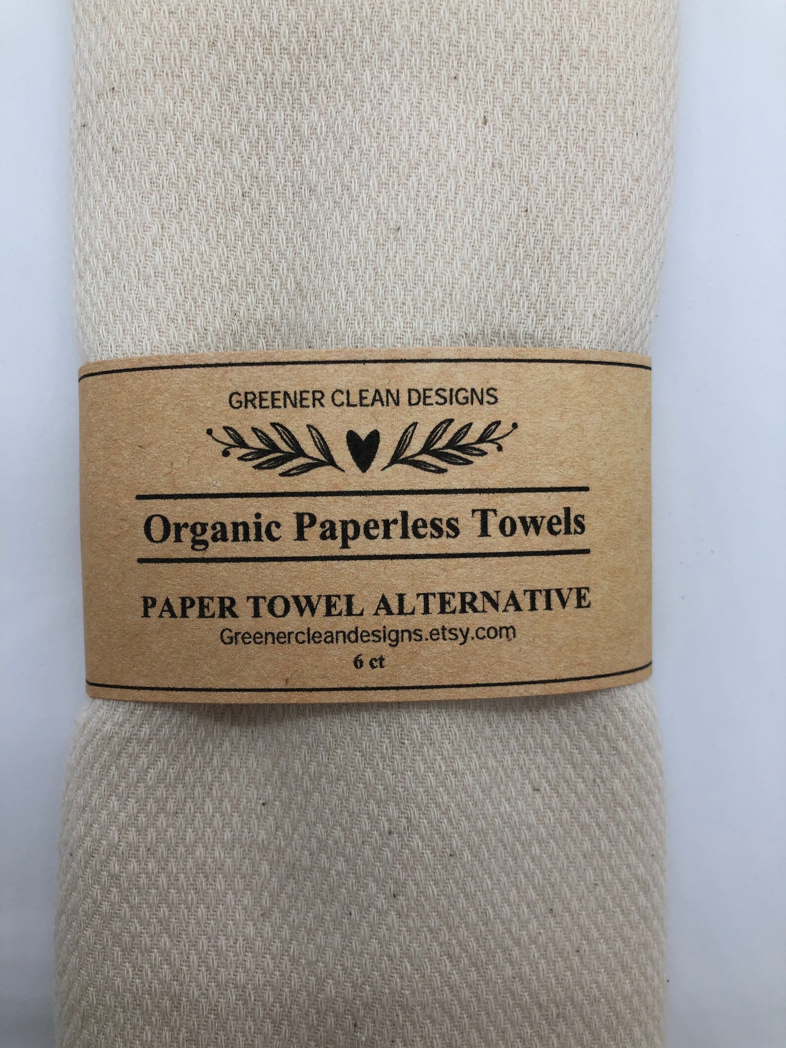 Organic Cotton Paperless Towels Set of 6 / Organic Diaper Etsy