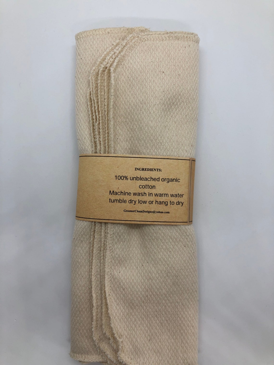 Organic Cotton Paperless Towels Set of 6 / Organic Diaper Etsy