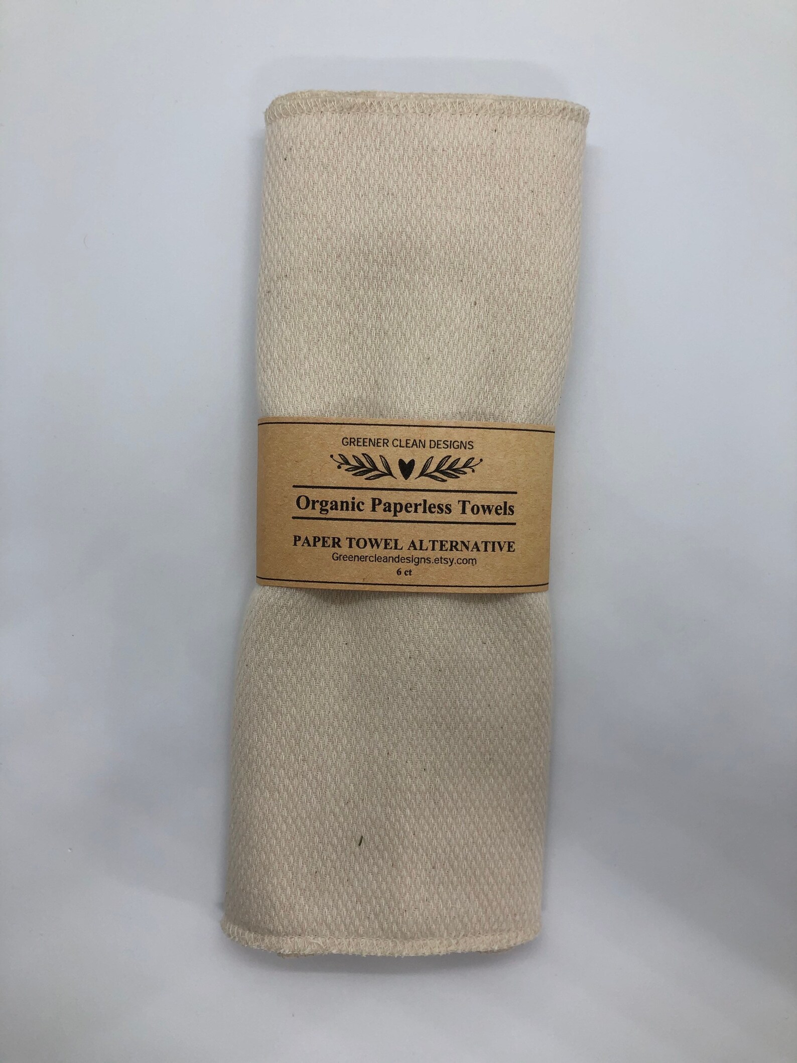 Organic Cotton Paperless Towels Set of 6 / Organic Diaper Etsy