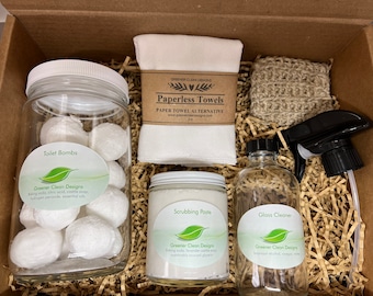 Zero Waste Bathroom Cleaning Gift Set