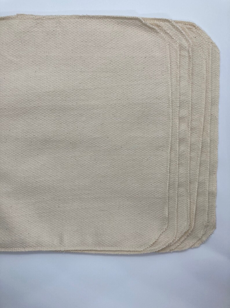 Organic Cotton Paperless Towels Set of 6 / Organic Diaper Etsy
