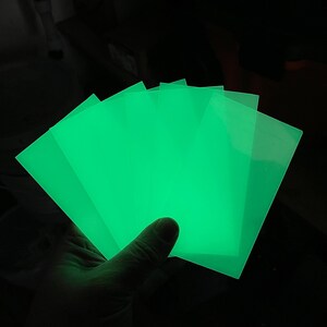 Neutral Green Glow In The Dark Sheet image 2