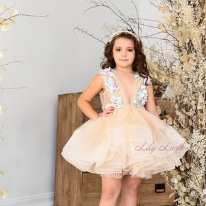 Abito Bambina Odizli Con Bolero - Maniche Lunghe E Motivo Floreale | Set 2 Pezzi Taglie 18M-6Y - Foto 11