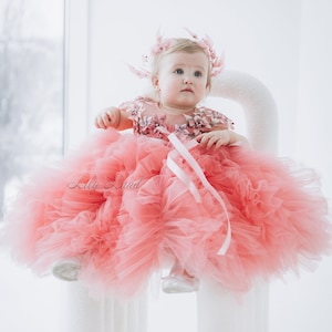 Coral baby shower dress hotsell