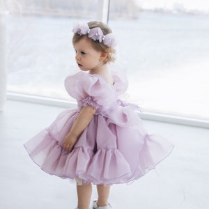 READY TO SHIP, Birthday Party Dress, Tutu Pageant Puffy Toddler Dress, Flower Girl Dress, Prom Ball Gown, Special Occasion, Baby Photoshoot