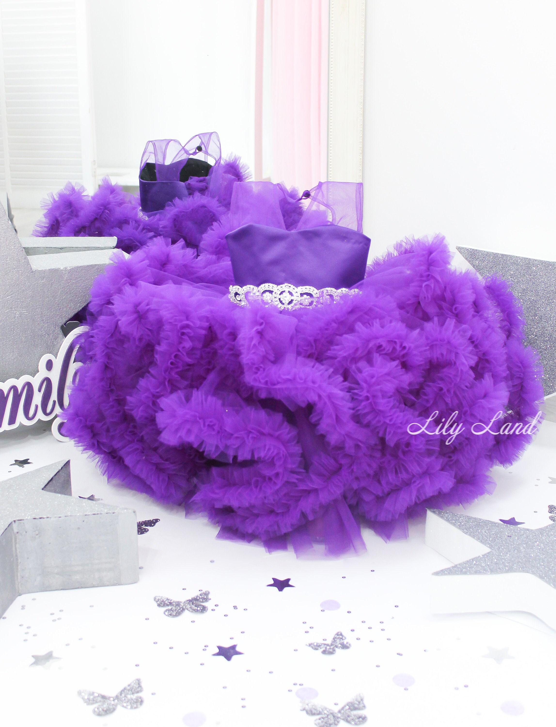 Photoshoot Baby Dress Puffypuffy Baby Girl Dress Birthday Etsy