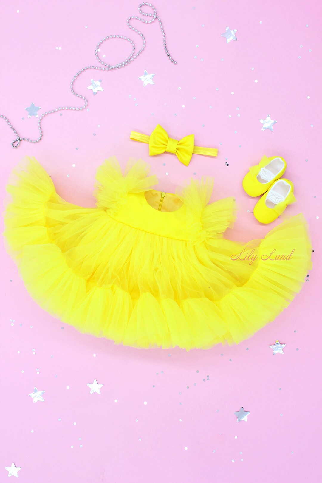 Jerry Printed Dress For Baby Boy In Yellow Color