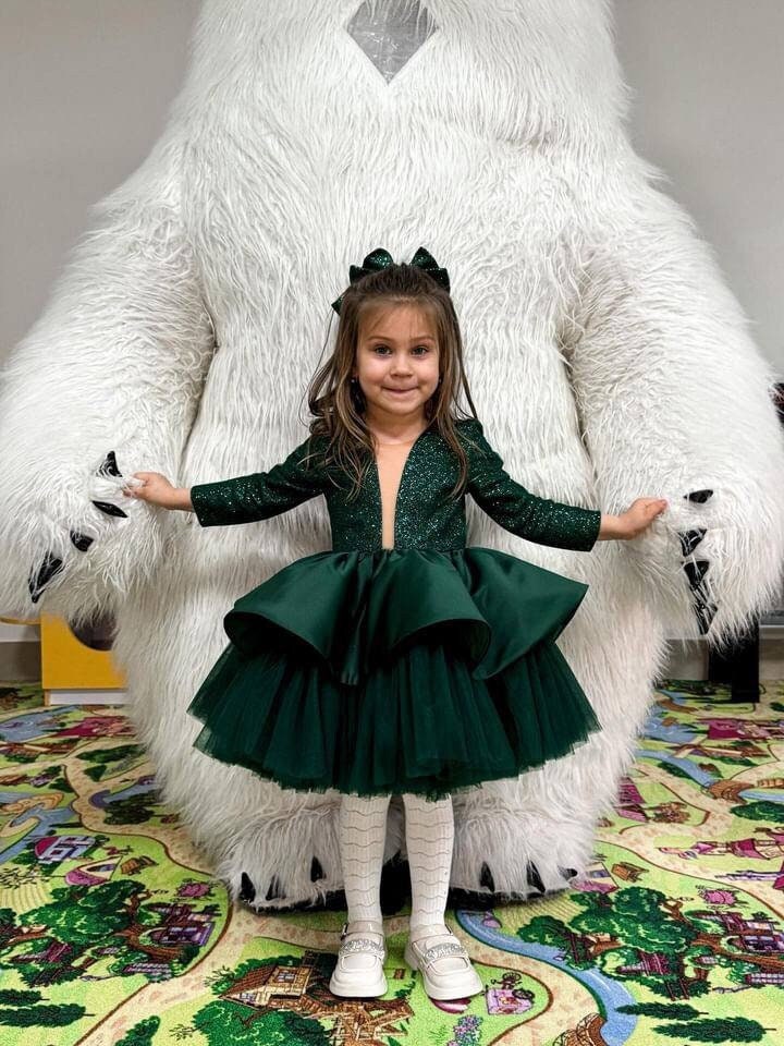 Peplum Sequins Dress UK - Main Image