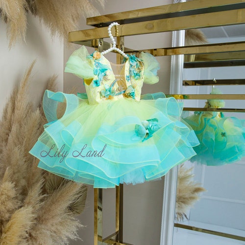 open lace back dress Fairycore Princess Dress Macaroon Lemon Dress Fairy Dresses