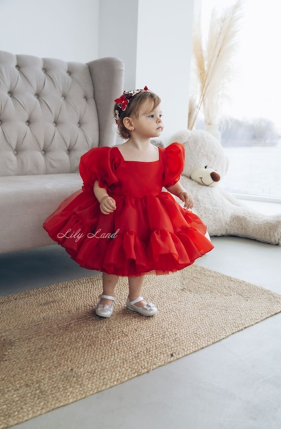red dress with small white flowers SHEIN Small Womens Dress Red And White Midi Floral