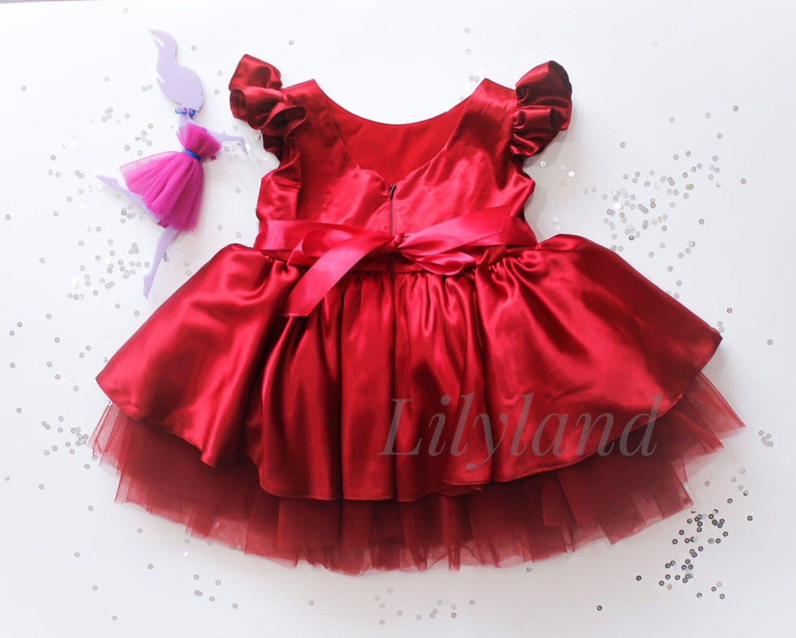 Ivory Baby Girl Dress for First Birthday Party Infant Satin Etsy