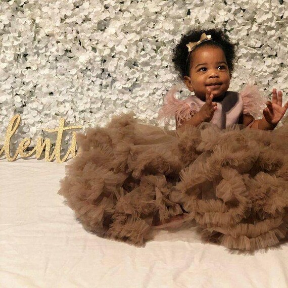 baby girl birthday gown